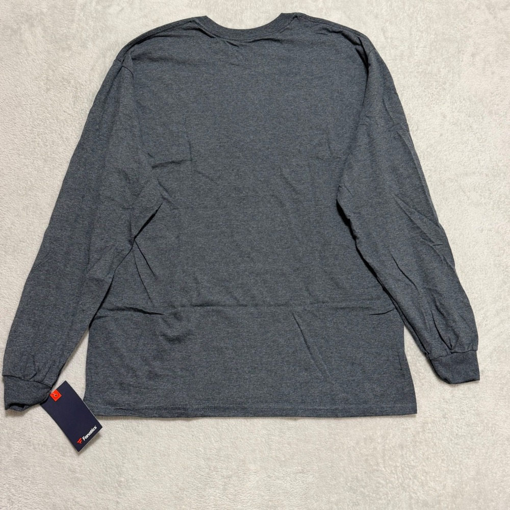 Top of the World Kansas Jayhawks Shirt Mens Large Gray NCAA Fanatics Long Sleeve - Picture 4 of 8